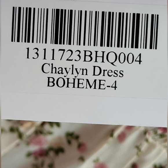 NWT Reformation Floral Chaylyn Long Sleeve Midi Dress - Size 4 - Picture 9 of 11